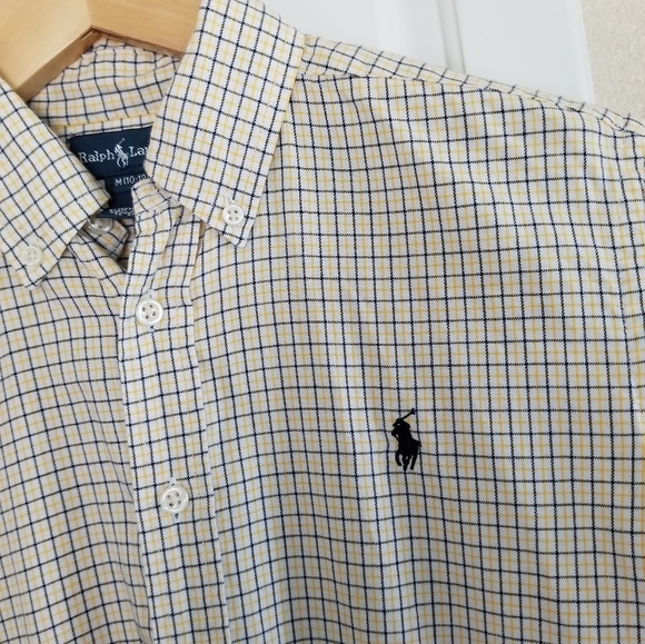 Ralph Lauren Other - Ralph Lauren Boys Check Button Down Shirt M(10-12)